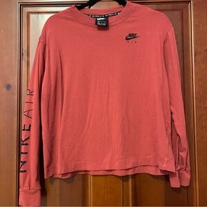 Nike Air Maroon Long Sleeve T Shirt (Women’s S)